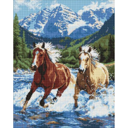 Алмазная мозаика "Сила в движении" 40*50см, термопакет, ТМ Идейка, Украина