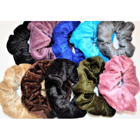 Резинки для волос велюровые 