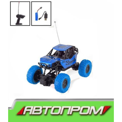 Машина р/к "АВТОПРОМ" акум., в кор. 22*12,5*10,5см  арт: AP8836Bсиній