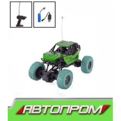Машина р/к &quot;АВТОПРОМ&quot; акум., в кор. 22*12,5*10,5см  арт: AP8836Bзелений