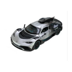 Машина мет. АВТОПРОМ 1:24, 4 кольори, бат., світ., звук, двері відкр., в кор. 28,7*16*12,5см арт: AP7705сіра