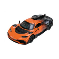 Машина мет. АВТОПРОМ 1:24, 4 кольори, бат., світ., звук, двері відкр., в кор. 28,7*16*12,5см арт: AP7705помаранчева