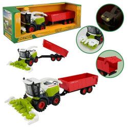 Комбайн із причепом бат. світло, звук, у кор. 43,5*13*14,5см  арт: AP9925