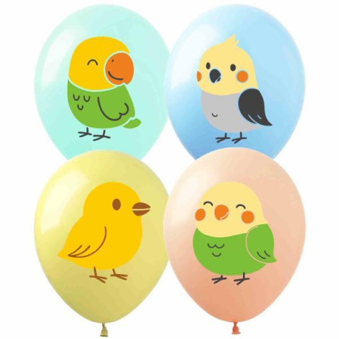 Кульки 12" Птахи ЦІНА ЗА УП. 50ШТ арт: ZV-2250