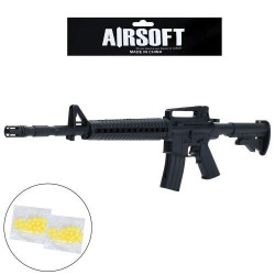 Автомат 60см, пластиковые пули, пак. 63*18*4см 