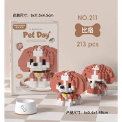 Конструктор Собака Молли 213дет., в кор. 12*8*4см