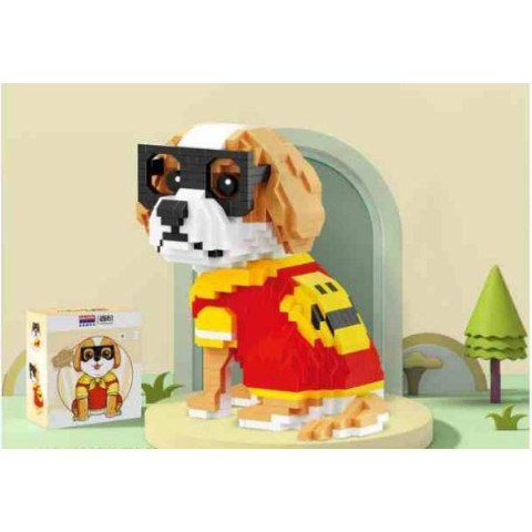 Конструктор Собака 963дет, в кор. 15*13*8см