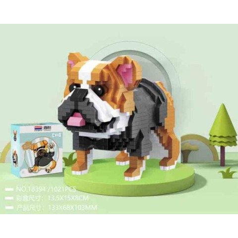 Конструктор Собака 1021дет, в кор.15*13*8см