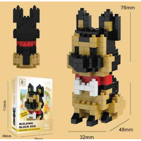 Конструктор Собака 198дет., в кор. 12*8*4см