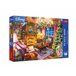 Пазлы 1000 элем. XMAS Premium Plus Праздничный коттедж Диснея, в кор. см, ТМ Trefl, Польша