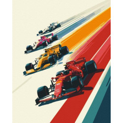 Картина по номерам Погоня за перемогою 40*50см, термопакет, ТМ Brushme, Украина