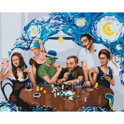 Картина за номерами Друзі-шедеври, Viktoriya Kovalenko, 40*50см, ТМ Brushme, Україна арт: BS52761