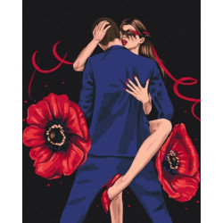 Картина по номерам Момент страсти, Alla Berezovska, 40*50см, ТМ Brushme, Украина