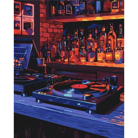 Картина за номерами Атмосфера вечора 40*50см, термопакет, ТМ Brushme, Україна арт: BS54034