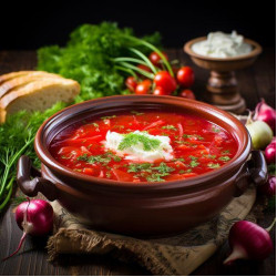 Алмазная мозаика "Сердце украинской кухни", на подрамнике 30*40см, в кор. 31*41*2,5см, ТМ Dreamtoys