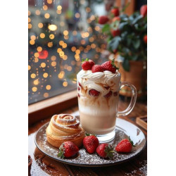 Алмазная мозаика "Уют со вкусом лета", на подрамнике 30*40см, в кор. 31*41*2,5см, ТМ Dreamtoys