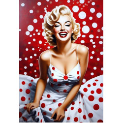 Алмазная мозаика "Икона Голливуда", на подрамнике 30*40см, в кор. 31*41*2,5см, ТМ Dreamtoys