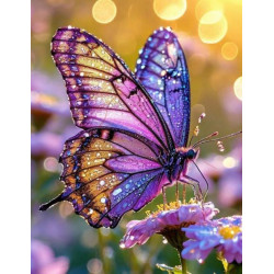 Алмазна мозаїка "Сяйво крил", на підрамнику 30*40см, в кор. 31*41*2,5см, ТМ Dreamtoys арт: S20391