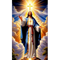 Алмазная мозаика "Царь Небесный" 40*50см, на подрамнике, в кор. 41*51*2,5см, ТМ Dreamtoys