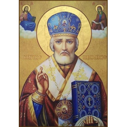 Алмазная мозаика "Николай Чудотворец" 40*50см, на подрамнике, в кор. 41*51*2,5см, ТМ Dreamtoys