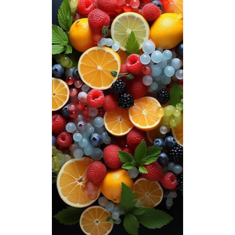 Алмазна мозаїка "Фруктовий коктейль", 40*50см, на підрамнику, в кор. 41*51*2,5см, ТМ Dreamtoys арт: S40116