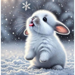 Алмазная мозаика "Ловец снежинок", 20*20см, на рамке, кор. 21*21*2,5см, ТМ Dreamtoys