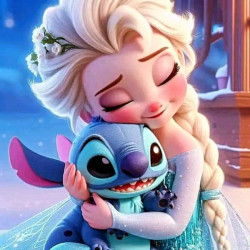 Алмазная мозаика "Холодные объятия и теплое сердце», 20*20см, на рамке, кор. 21*21*2,5см, ТМ Dreamtoys