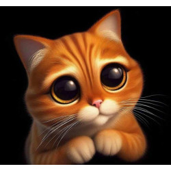 Алмазная мозаика "Гипнотический взгляд", 20*20см, на рамке, кор. 21*21*2,5см, ТМ Dreamtoys