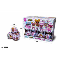 Кукла LL DOLL BEAUTIFUL SOO LOVE СЛОЙ 7см, ЦЕНА ЗА 1ШТ, В УП. 24ШТ