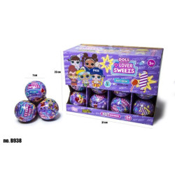 Кукла LOL DOLL BEAUTIFUL LOVER SWEETS пуля 7см, ЦЕНА ЗА 1ШТ, В УП. 24ШТ