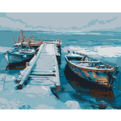 Картина за номерами "Холодна пристань" 40*50см, ТМ ART Craft, Україна арт: 11079-AC