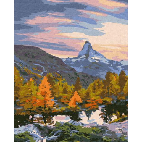 Картина за номерами "Яскравий ліс" 40*50см, термопакет, ТМ Ідейка, Україна арт: KHO6370