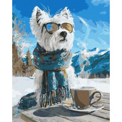 Картина по номерам "Зимний перерыв" 40*50см, термопакет, ТМ Идейка, Украина