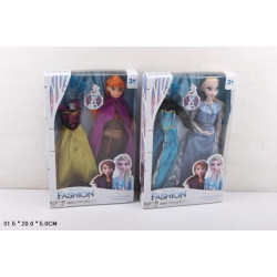 Лялька Frozen 2 види, сукня, взуття, в кор. 20*31,5*5см  арт: YF1138E