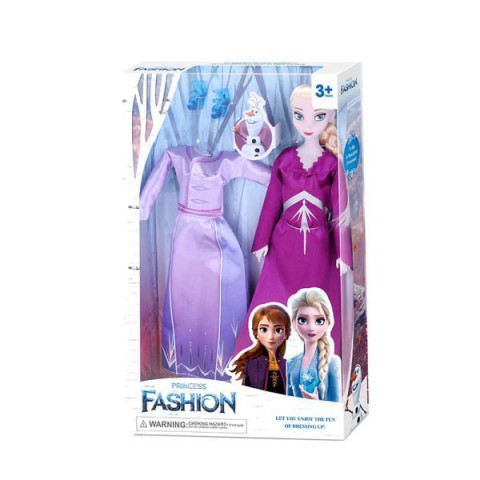 Лялька, Frozen сукня, взуття, в кор. 20*31,5*5см  арт: YF1138F