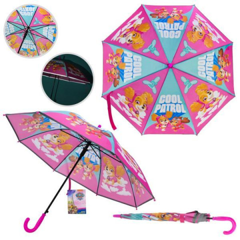 Зонтик детский Paw Patrol 67см светоотражающая лента 