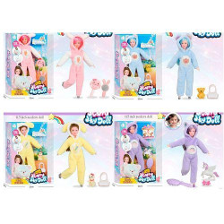 Кукла 30см, шарнирная, кигуруми, аксессуары, 4 вида 