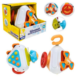 Брязкальце &quot;Сонячний зайчик&quot; 13,5*10см, тактильні, рухомі частини, в кор. 14,5*12,5*12см арт: PL-724-78