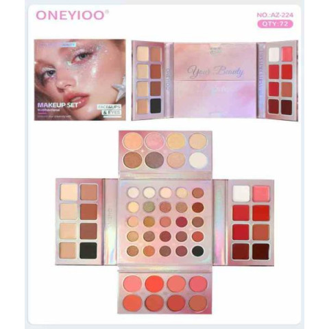 Набор косметики ONEYIOO Beauty Makeup Set, в кор. 18*18*3см
