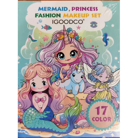 Набор косметики IGOODCO Mermaid Princess Fashion Makeup Set, в кор. 16*12,5*0,5см