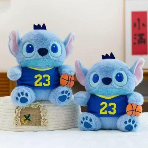 Мягкая игрушка Стич баскетболист 23см