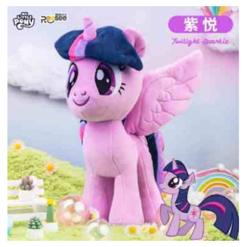 М'яка іграшка поні 28см арт: ZIM-7фіолетова