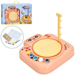 Набор для творчества Гончарный круг/гончарный круг, фотоаппарат 25*25*5см, глина 