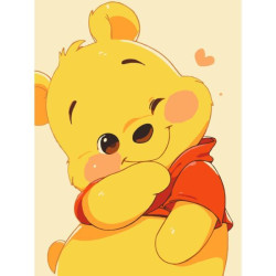 Картина по номерам "Винни" лак 30*40см, термопакет, ТМ ART Craft, Украина