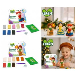 Набір для ліплення з повітряним пластилином &quot;Вертеп&quot;, ТМ Lovin арт: 7000228