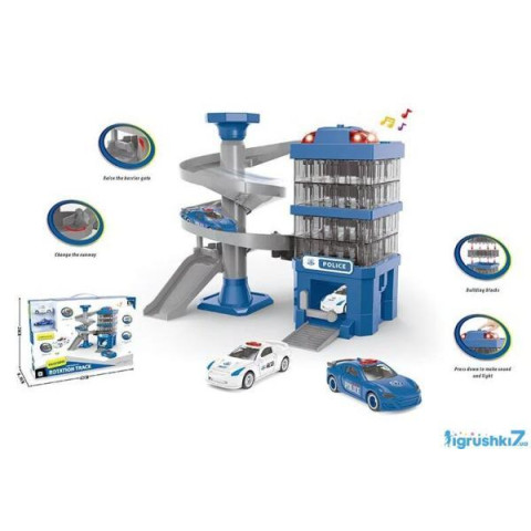 Трек "Поліція", світло, звук, 2 машинки, в кор. 44*31*9см  арт: CM559-33