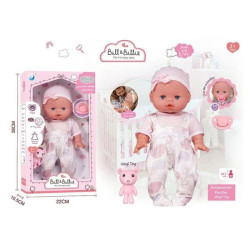 Пупс 33см, голосовий чіп, імітація скляних очей, пустушка, аксесуари, в кор. 38*22*10см  арт: A930C