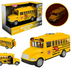 Автобус інерція, світло, звук бат., в кор. 23,5*11*15,5см  арт: WY940A