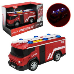 Машина бат. "Пожарная охрана" инерция свет, звук, кор. 18,8*8,5*12,5см 