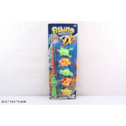 Рибалка вудка, 6 рибок, планшет 52*5*19см  арт: 2289B